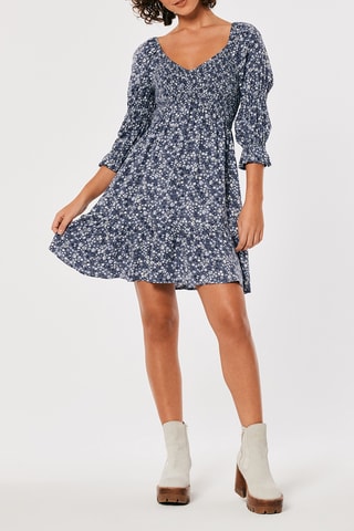 Robe patineuse - Bleu marine
