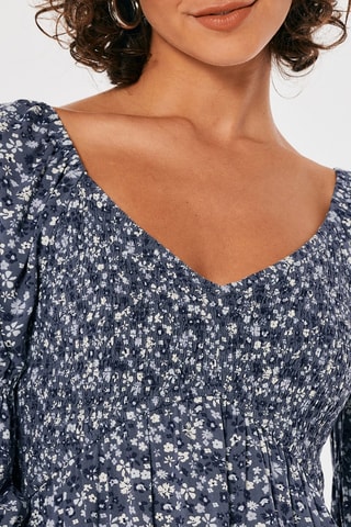 Robe patineuse - Bleu marine