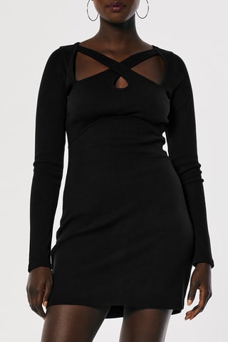 Robe fourreau - Noir