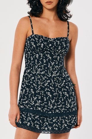 Robe patineuse - Bleu marine