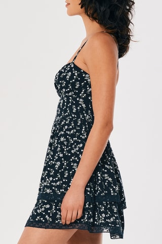 Robe patineuse - Bleu marine