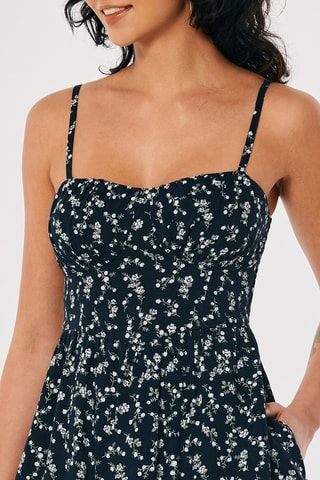 Robe patineuse - Bleu marine