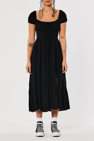 Vestido médio - Preto