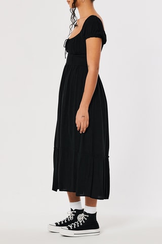 Vestido médio - Preto