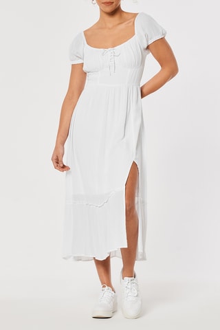 Robe midi - Blanc