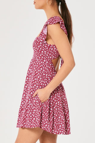 Robe patineuse - Bordeau