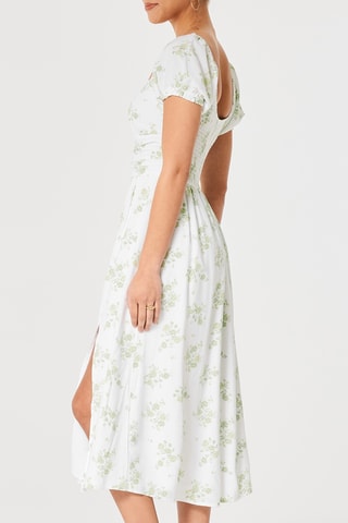 Robe midi - Blanc