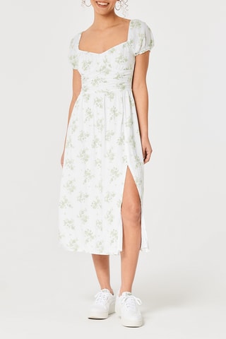 Robe midi - Blanc