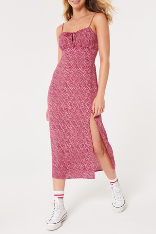 Robe midi - Bordeau