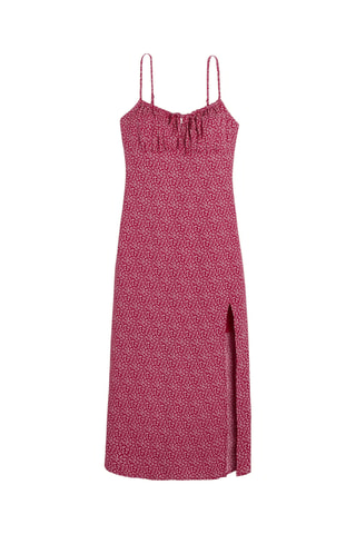 Robe midi - Bordeau