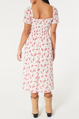 Robe midi - Blanc