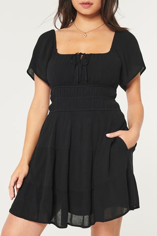 Vestido estilo patinadora - Preto