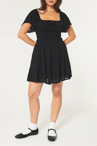 Vestido estilo patinadora - Preto