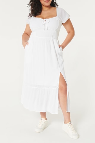 Robe midi - Blanc