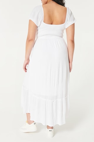 Robe midi - Blanc