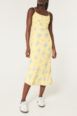 Robe midi - Jaune