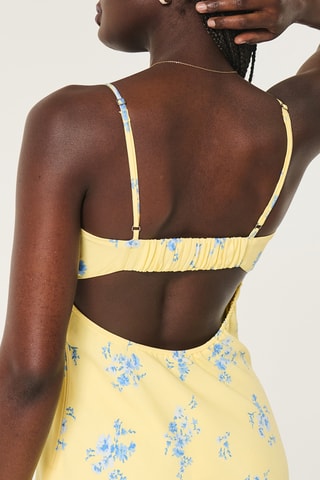 Robe midi - Jaune