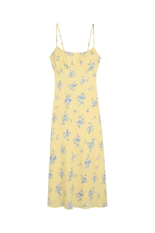 Robe midi - Jaune