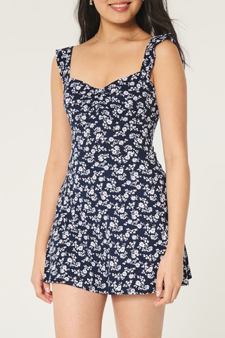 Robe patineuse - Bleu marine