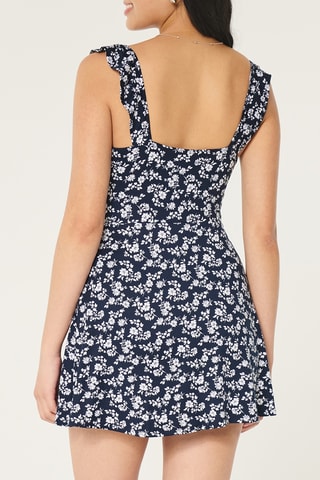 Robe patineuse - Bleu marine