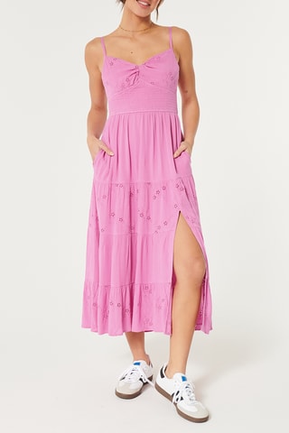Robe midi - Rose