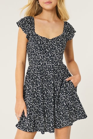 Robe patineuse - Bleu marine