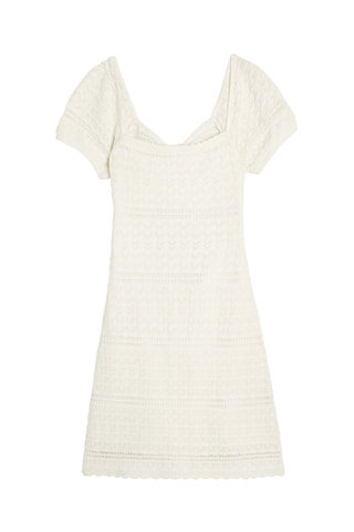 Robe droite - Ecru