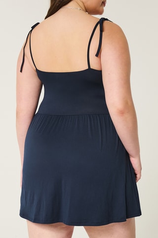 Robe taille basse - Bleu marine