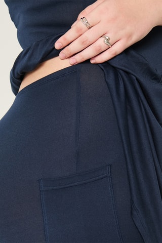 Robe taille basse - Bleu marine