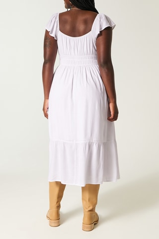 Robe midi - Blanc