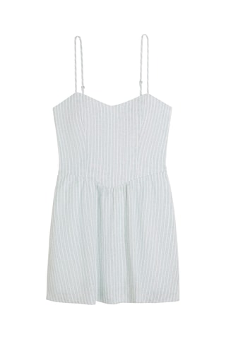 Robe patineuse en lin - Vert clair