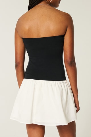 Robe trompe-l’œil - Noir