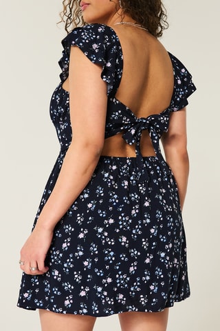 Robe patineuse - Bleu marine