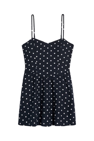 Robe patineuse - Bleu marine