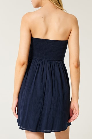 Robe bustier - Bleu marine
