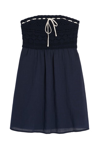 Robe bustier - Bleu marine