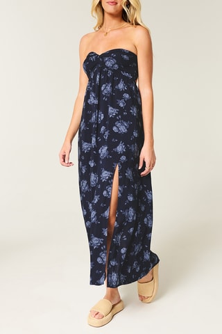 Robe bustier - Bleu marine