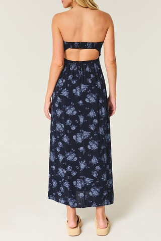 Robe bustier - Bleu marine