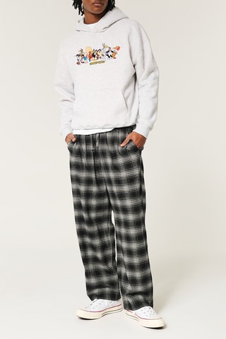 Pantalon baggy de pyjama - Noir