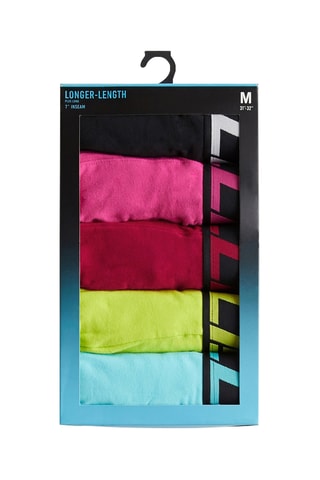 5 boxers - Noir et rose