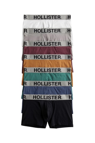 7 boxers - Blanc et gris clair