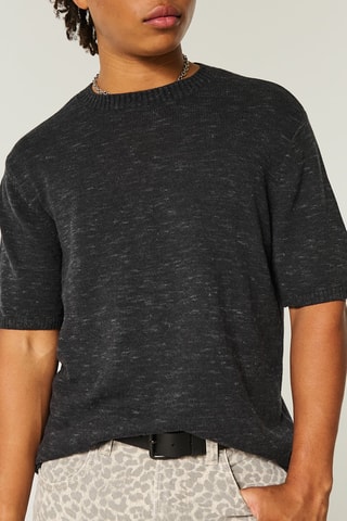 T-shirt - Noir chiné