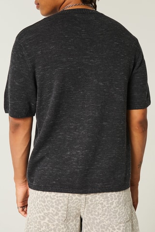 T-shirt - Noir chiné