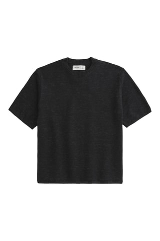 T-shirt - Noir chiné