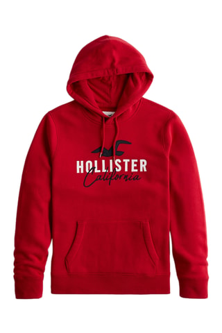 Sweat à capuche - Rouge