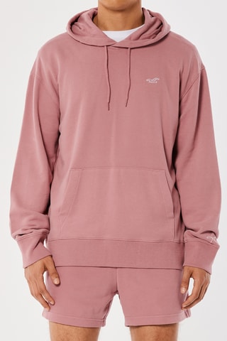 Sweat à capuche - Mauve