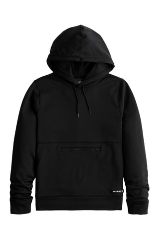 Sweat polaire à capuche - Noir