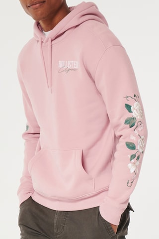 Sweat à capuche - Mauve