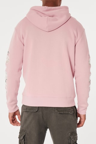 Sweat à capuche - Mauve