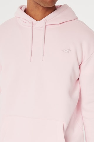 Sweat polaire à capuche - Rose